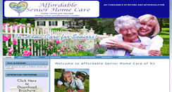 Desktop Screenshot of affordableseniorhomecare.net